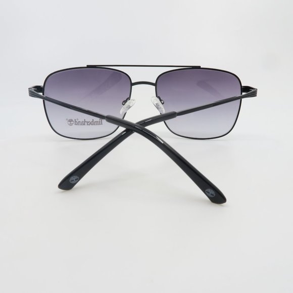 TIMBERLAND TB7257 01B 58mm Black Metal/Lavender Gradient Pilot New Sunglasses. - Picture 7 of 10